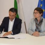 Министър Лорер и зам.-министър Бонева