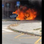 Пожар, кола