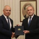 (от ляво надясно) Георги Свиленски и Румен Радев