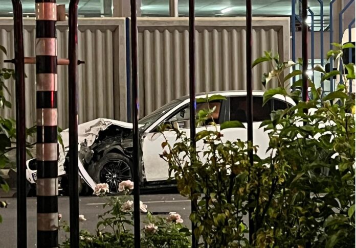 Автомобил, участвал в катастрофата