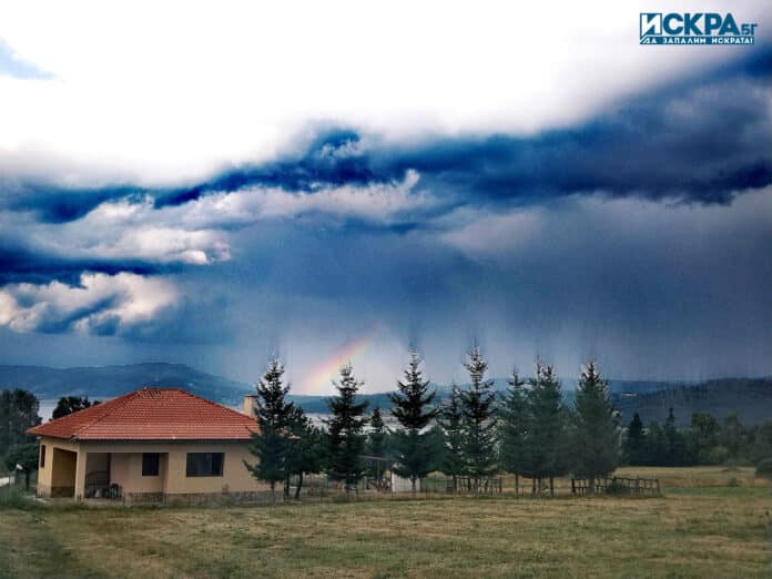 Дъга, облаци