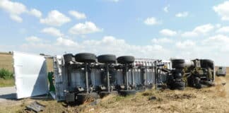 Катастрофирал тир, товарен автомобил