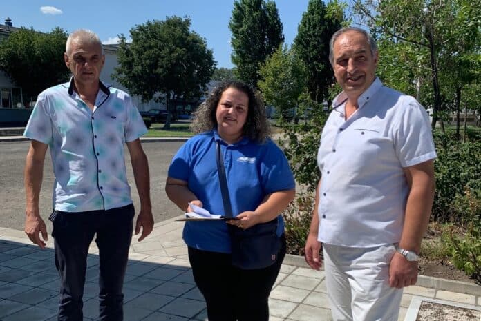 Награждаване на Мария Добрева