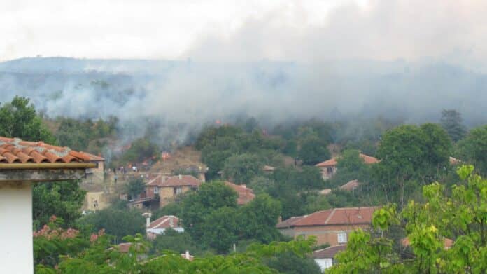 Пожар в Градец