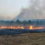 Пожар в Хасковско