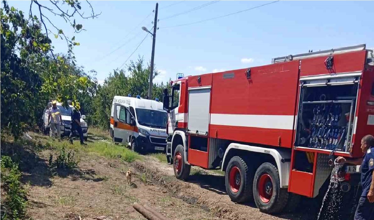 Мъж е пострадал при пожар в Белослав съобщиха от Главна
