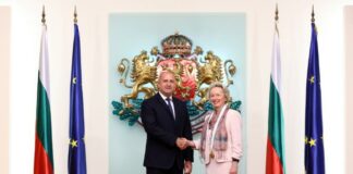 Румен Радев и Андреа Вике