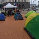 Протест пред МС