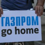 Протест срещу "Газпром"