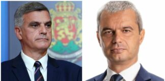 Стефан Янев (вляво) и Костадин Костадинов