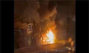 Горяща кола