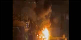 Горяща кола