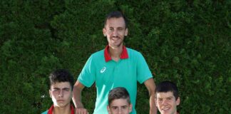 Юноши по тенис