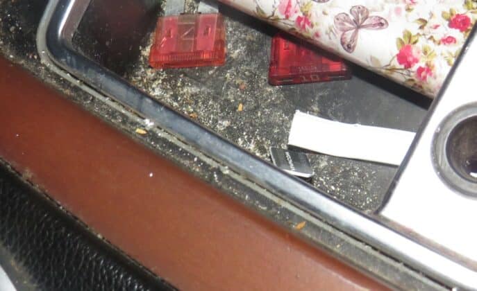 Автомобил на задържаните