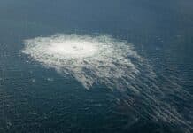 Изтичането на газ от Северен поток 2