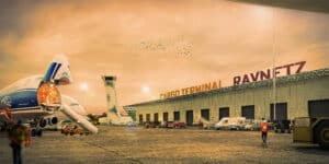 Карго летище в Равнец
