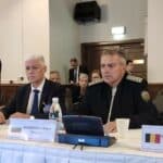 Министър Димитър Стоянов и адмирал Емил Ефтимов