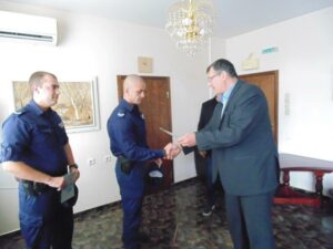 Награждаване полицаи, Търговище