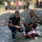 Почит към загинали полицаи