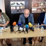 Проф. Борислава Танева, проф. Велислав Минеков и доц. д-р Пламен Славов