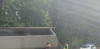 Репатриране на аварирал камион