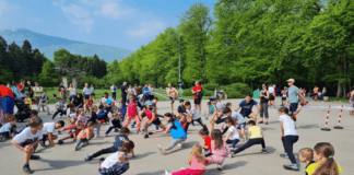 Спортуващи ученици