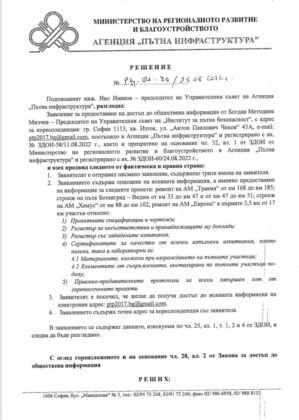 Решение на АПИ