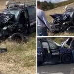 Катастрофа между джипове на "Жандармерията"