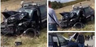 Катастрофа между джипове на "Жандармерията"