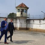 Крум Зарков по време на посещението