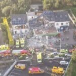 Разрушената бензиностанция