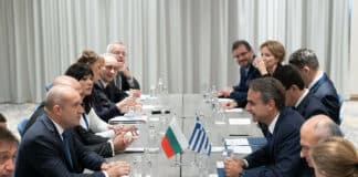 Среща на Румен Радев и Кириакос Мицотакис