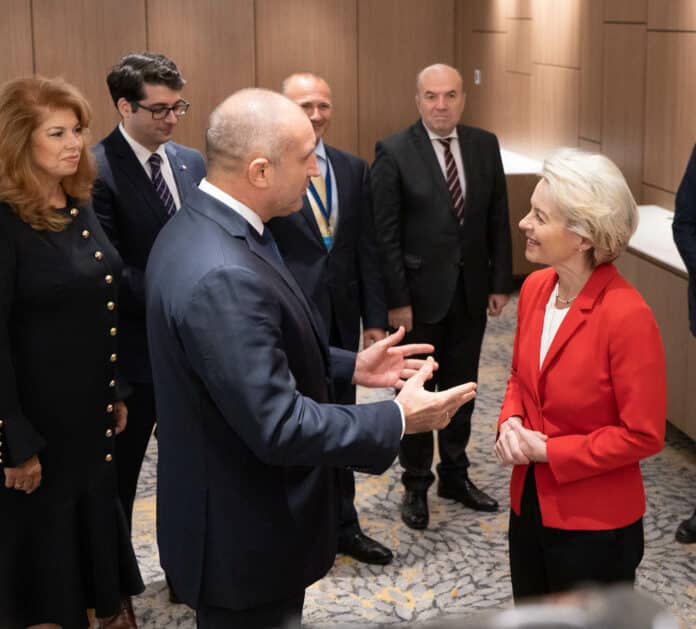 Среща на Румен Радев с Урсула фон дер Лайен