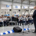 Президентът при откриването