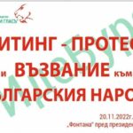 Сдружение "Български гласъ", протест