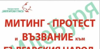 Сдружение "Български гласъ", протест