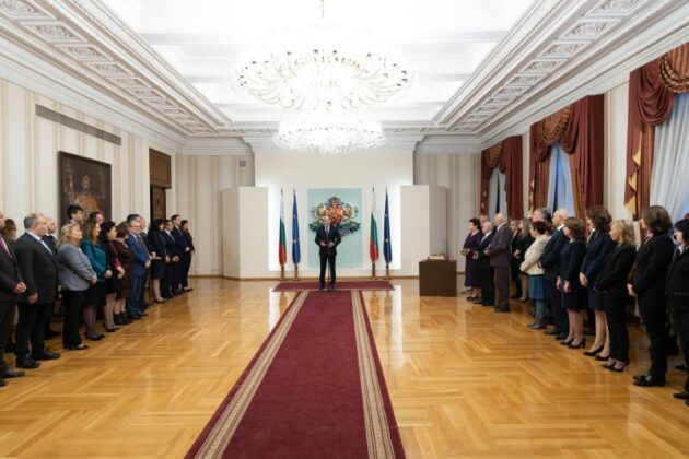 Румен Радев, церемония