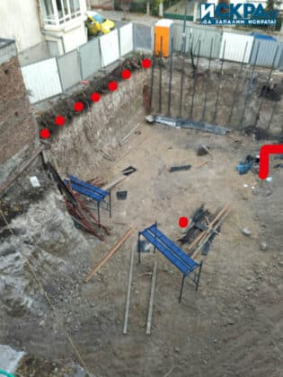 Граница между "Хан Крум" 36 и строежа