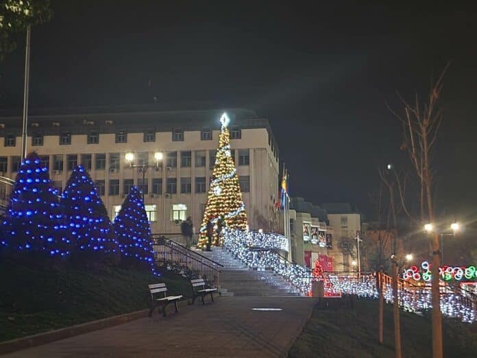Коледна украса в Асеновград