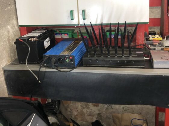 Части от намерената кола