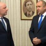 Проф. Николай Габровски и Румен Радев