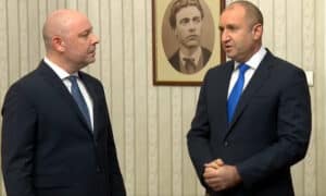 Проф. Николай Габровски и Румен Радев