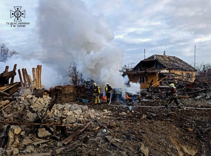 Разрушения в Киев