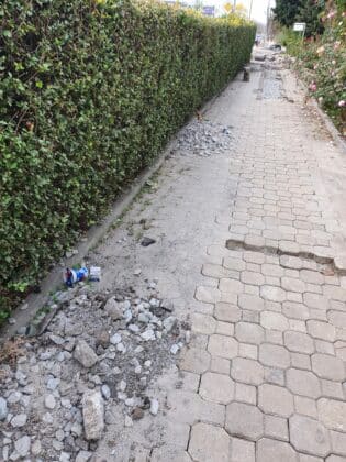 Тротоар в "Сарафово"