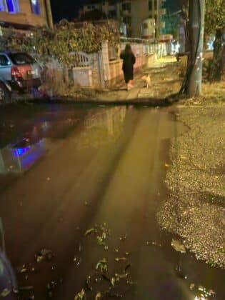 Улица "Ангел Димитров" след дъжд