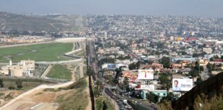 Граница Мексико-САЩ.