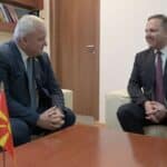 Министър Иван Демерджиев и министър Оливер Спасовски