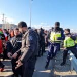 Протест край Благоевград