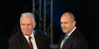 проф. Стоян Братоев и Румен Радев