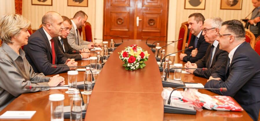 Среща на Румен Радев с Люк Тардиф